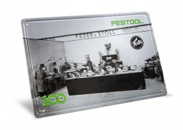 Festool 578401 100 years exhibition stand retro tin plate sign MES-FT2 100Y £13.99